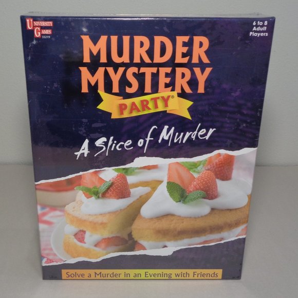 Murder Mystery Party - A Slice Of Murder | Murder Mystery | Puzzle